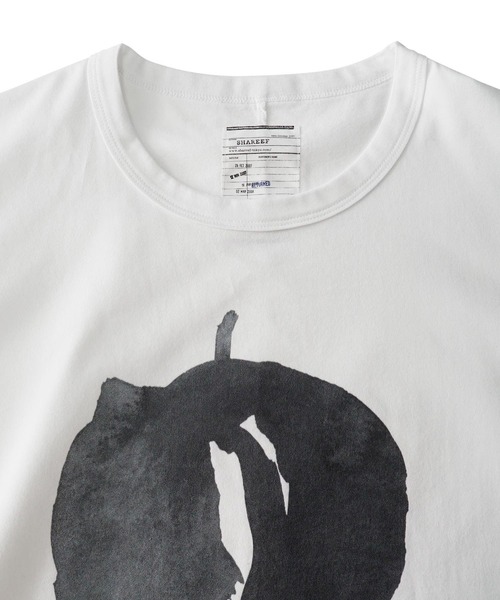 「SHAREEF」 半袖Tシャツ 1 ホワイト メンズ_画像7
