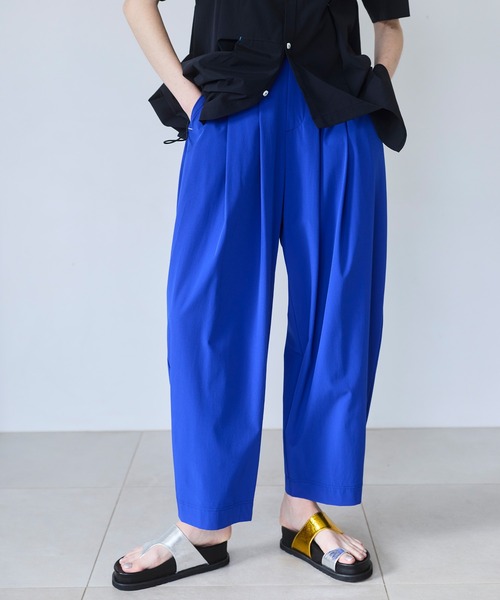OMMO（オーエムエムオー） ワイドパンツ パンツ EASY WIDE TUCK PT
