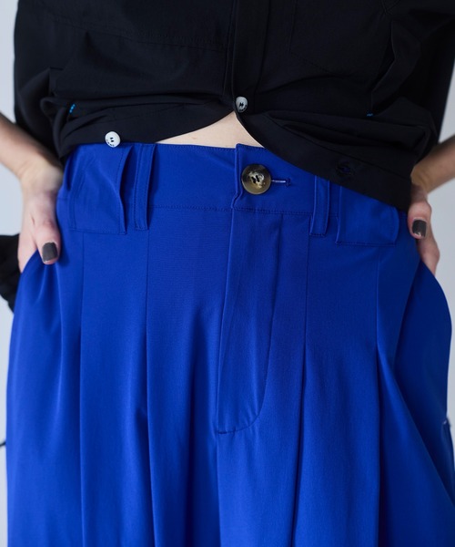 OMMO（オーエムエムオー） ワイドパンツ パンツ EASY WIDE TUCK PT