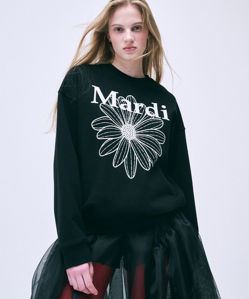 「Mardi Mercredi」 スウェットカットソー FREE ブラック レディースの画像