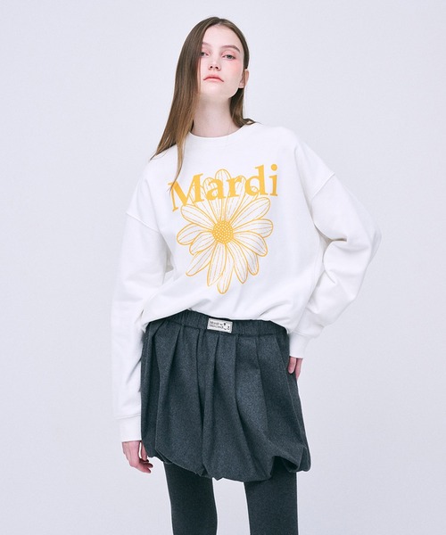 「Mardi Mercredi」 スウェットカットソー FREE ブラック レディースの画像