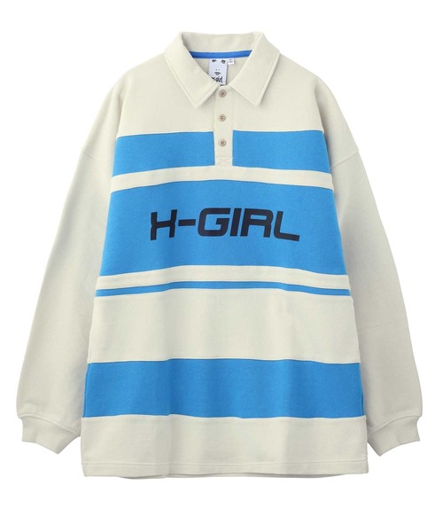 「X-girl」 スウェットカットソー M レッド レディース_画像8