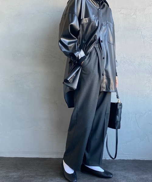 「mizuiroind」 イージーパンツ 1 ライトベージュ レディース_画像5