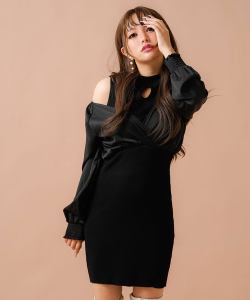 「Diable baiser」 ドッキングワンピース LARGE ブラック レディース_画像9