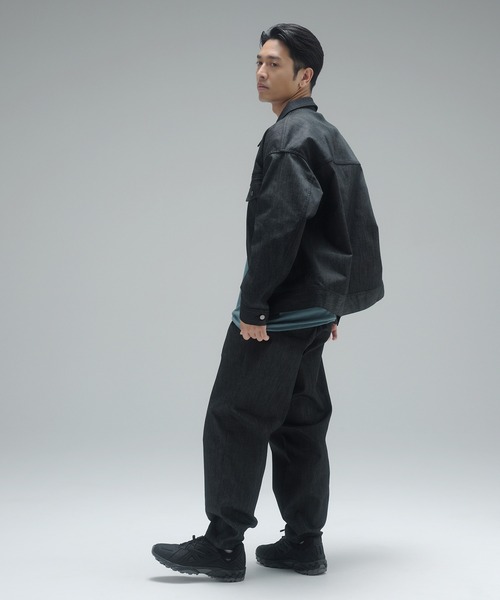「New Balance」 デニムパンツ LARGE ブラック メンズの画像