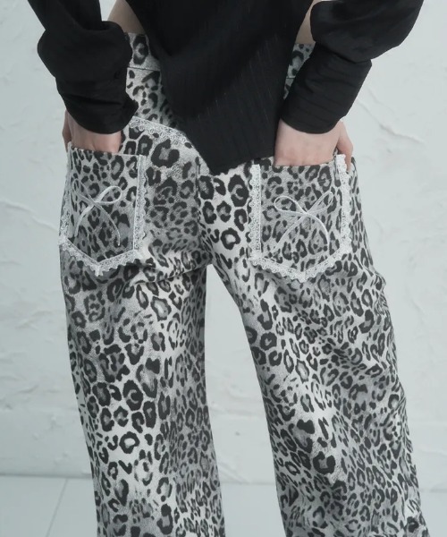 パンツ SETUPEXEブランド直輸入正規品/レオパード レース LEOPARD LACE
