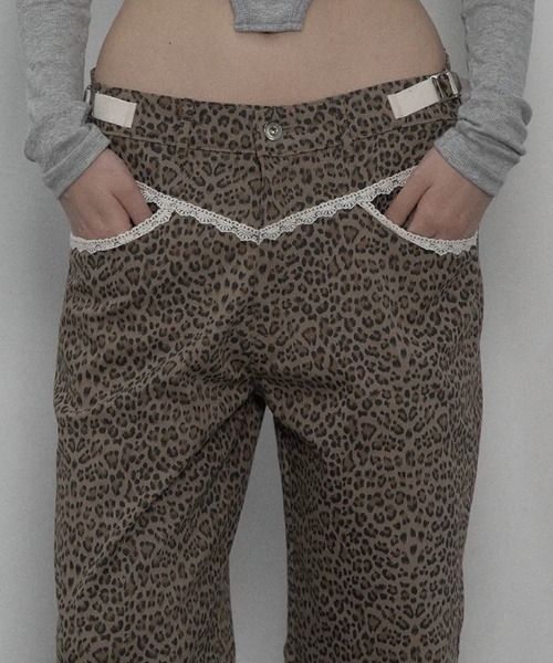 パンツ SETUPEXEブランド直輸入正規品/レオパード レース LEOPARD LACE