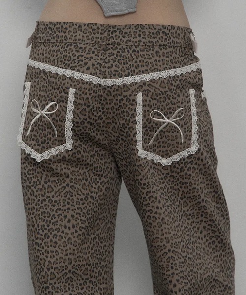 パンツ SETUPEXEブランド直輸入正規品/レオパード レース LEOPARD LACE