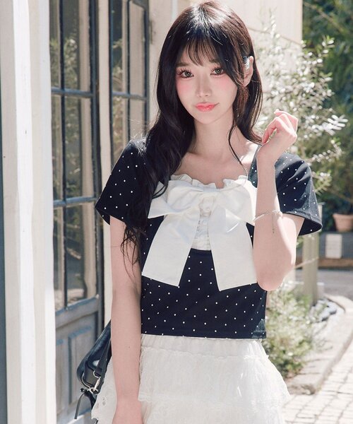 OLIVE des OLIVE（オリーブデオリーブ） tシャツ 半袖 「1枚で着回し 