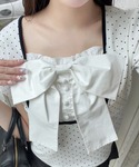 tシャツ 半袖 「1枚で着回し」リボン映え半袖...の詳細画像5