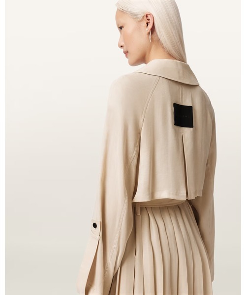 トレンチコート コート LIZIE DOUBLE BREASTED TRENCH COAT | LIZIE ダブル ブレスト トレンチ コートの画像
