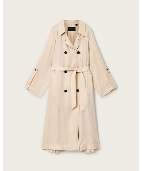 トレンチコート コート LIZIE DOUBLE BREASTED TRENCH COAT | LIZIE ダブル ブレスト トレンチ コートの画像