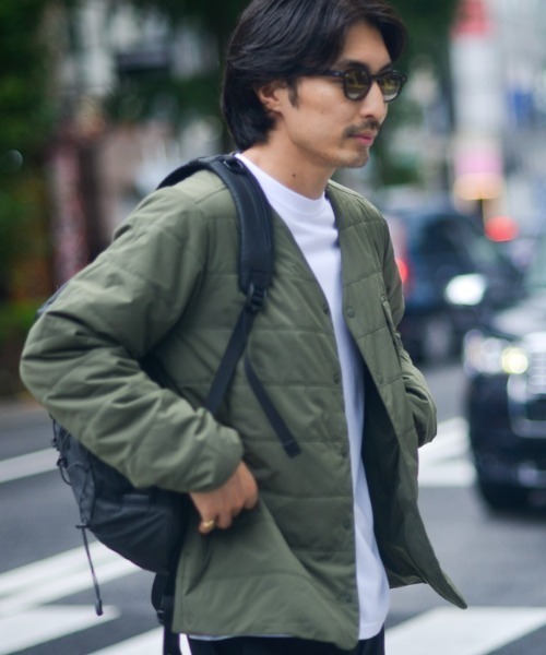 「Snow Peak」 ジャケット S オリーブ メンズの画像