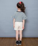 tシャツ 「WEB限定」袖フリルボーダー半袖T...の詳細画像2