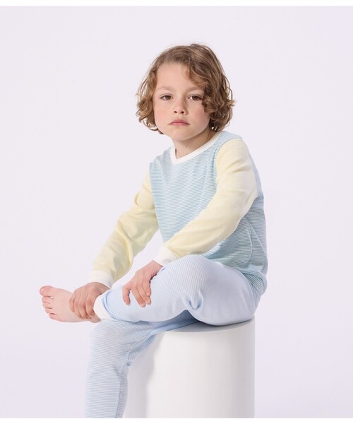 PETIT BATEAU（プチバトー） パジャマ ミラレ長袖パジャマ キッズ 子供