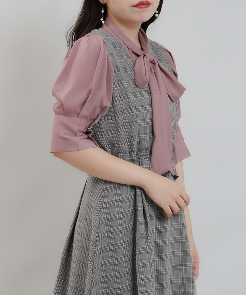 「ASTORIA ODIER」 サロペットスカート MEDIUM ライトグレー レディース_画像8