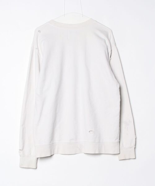 「UNIF」 スウェットカットソー M ホワイト メンズ_画像2