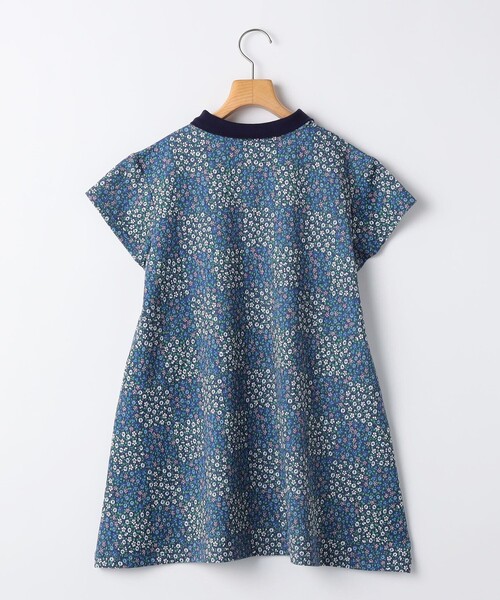 ワンピース SHIPS KIDS:140〜150cm / フラワー ポロシャツ ワンピース キッズ 子供服の画像