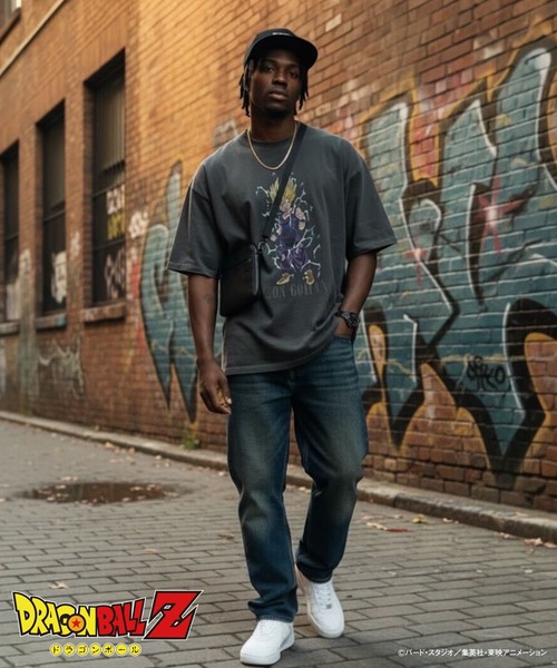 tシャツ 半袖 ドラゴンボール ピグメントTシャツ レディース メンズ