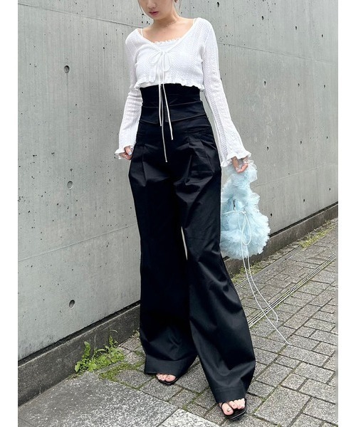 「SNIDEL」 パンツ 1 グレー レディース_画像4