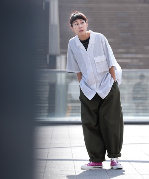 「soulberry」 半袖シャツ L グレー レディース_画像5