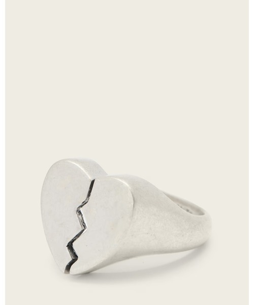 指輪 リング BROKEN HEART STERLING SILVER RING | ブロークン ハート スターリング シルバー リング メンズの画像