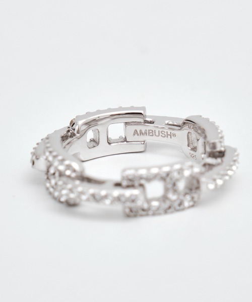 AMBUSH(アンブッシュ) 指輪 リング PAVE A CHAIN RING メンズ AMBUSH(アンブッシュ) 指輪 リング PAVE A CHAIN RING メンズ