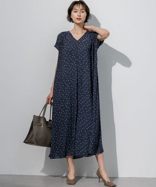 ４月限定価格、水玉模様フレアミニワンピース　XSサイズ 23区（ニジュウサンク） ワンピース ドットフレア ワンピース