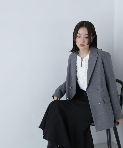 natural beauty basic テーラードジャケット NATURAL BEAUTY BASIC（ナチュラルビューティーベーシック