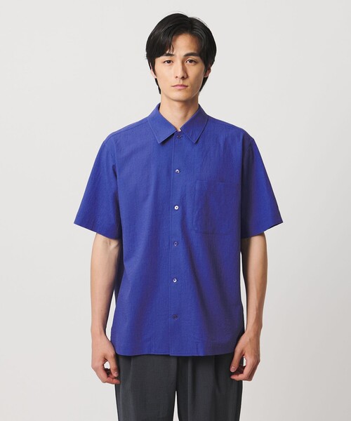 UNITED ARROWS（ユナイテッドアローズ） シャツ 半袖 ウール/ナイロン