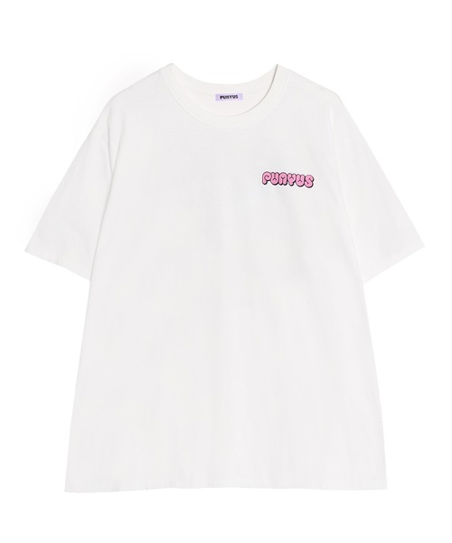 「PUNYUS」 半袖Tシャツ 3 スミクロ レディース_画像9