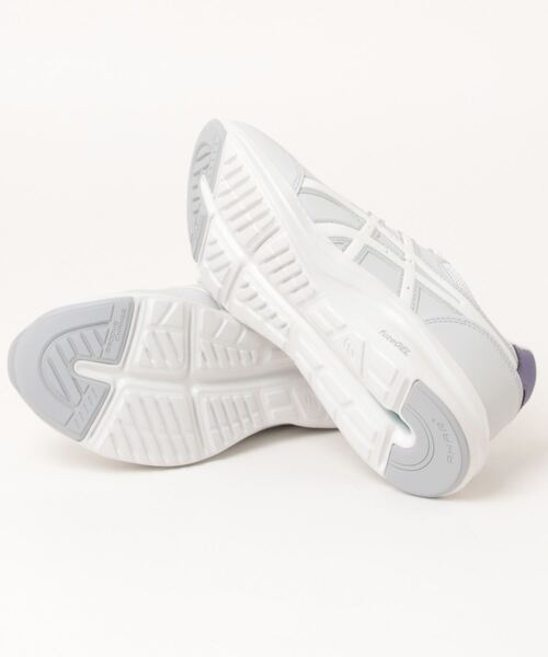 「ASICS WALKING」 ローカットスニーカー 24.5cm ライトグレー レディース_画像3