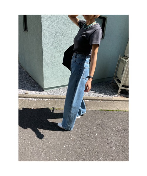 「BLACK BY MOUSSY」 デニムパンツ 26inch ブルー レディース_画像3