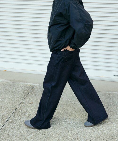 「JOURNAL STANDARD」 デニムパンツ SMALL ネイビー メンズ