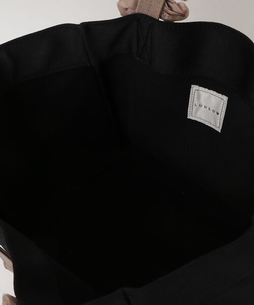「LUDLOW」 ハンドバッグ FREE ブラック×グレー レディース_画像4