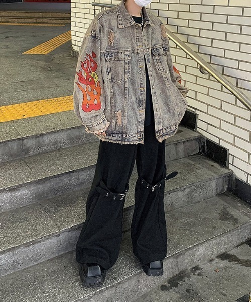 「MGV」 デニムジャケット LARGE ブルー メンズ_画像6