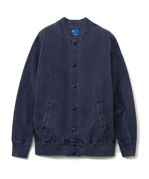 ジャケット ノーカラージャケット Good On/グッドオン GO HVY JERSEY STUDIUM JACKET