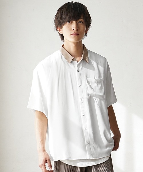 MinoriTY（マイノリティ） シャツ 半袖 「MinoriTY」スナップボタン