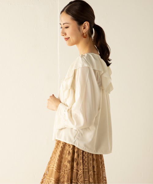 MILLION CARATS（ミリオンカラッツ） ブラウス シャツ サイドフリル