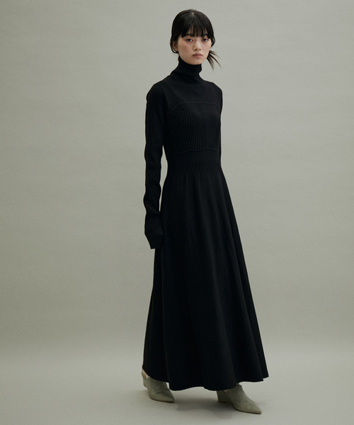 ADAM ET ROPE アダムエロペ　ワンピース　ニット ADAM ET ROPE'（アダムエロペ） ワンピース 【WEB限定(一部店舗展開