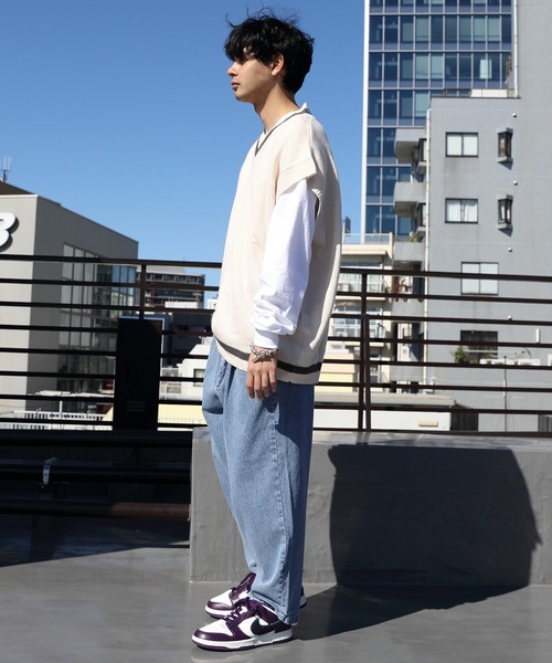 8 ベスト ジレ チルデンニットベスト メンズ レディース : ZOZOTOWN