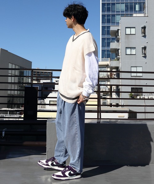 8 ベスト ジレ チルデンニットベスト メンズ レディース : ZOZOTOWN