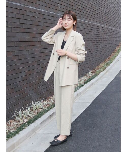Ungrid（アングリッド） パンツ センタープレスルーズパンツ 
