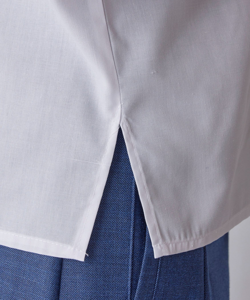 NARACAMICIE（ナラカミーチェ） ブラウス シャツ ホワイトスタンド