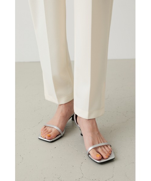 crie conforto サンダル コードストラップヒールサンダル レディース