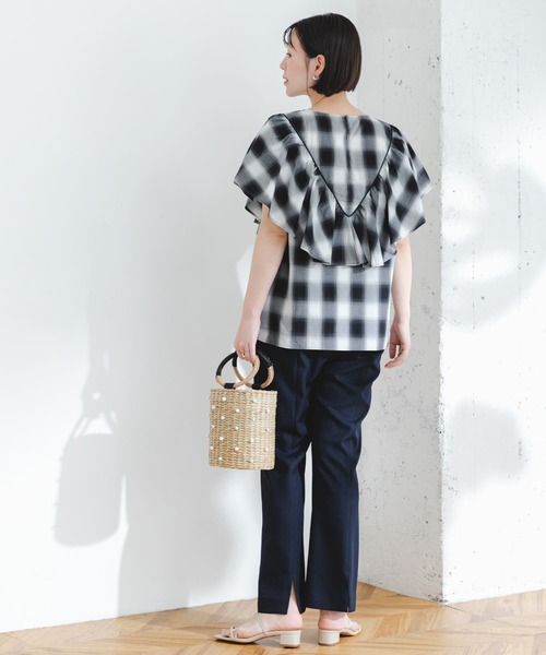 トップス Kitty frill blouse ブラウス シャツ ELY RUFFLE FRILL BLOUSE レディース