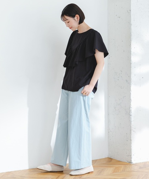 Be You 【 Frill Button Through Blouse Women 】 ファッション レディースファッション トップス シャツ ブラウス レディー GIRL DRESS FOR NOW トップス レディース 1枚で決まる ブラウス