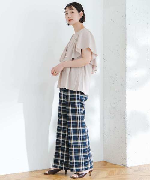 ブラウス シャツ ELY RUFFLE FRILL BLOUSE レディース