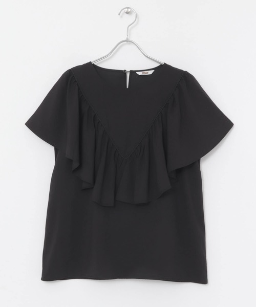 ブラウス シャツ frill blouse レディース mideal ブラウス シャツ sheer frill blouse / シアーフリル