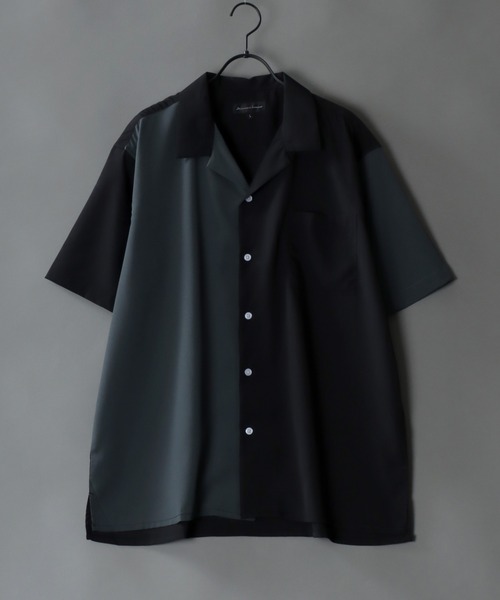 SITRY（シトリー） シャツ 半袖 Drape Open Collar Shirt/ドレープ